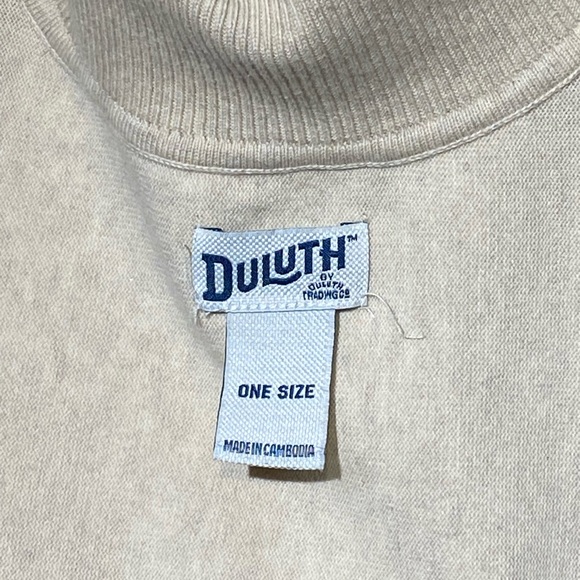 Duluth turtleneck capelet sleeveless pullover extra warm layer perfect condition - Picture 6 of 7